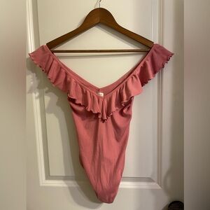 Wilfred Ruffle Bodysuit size S.